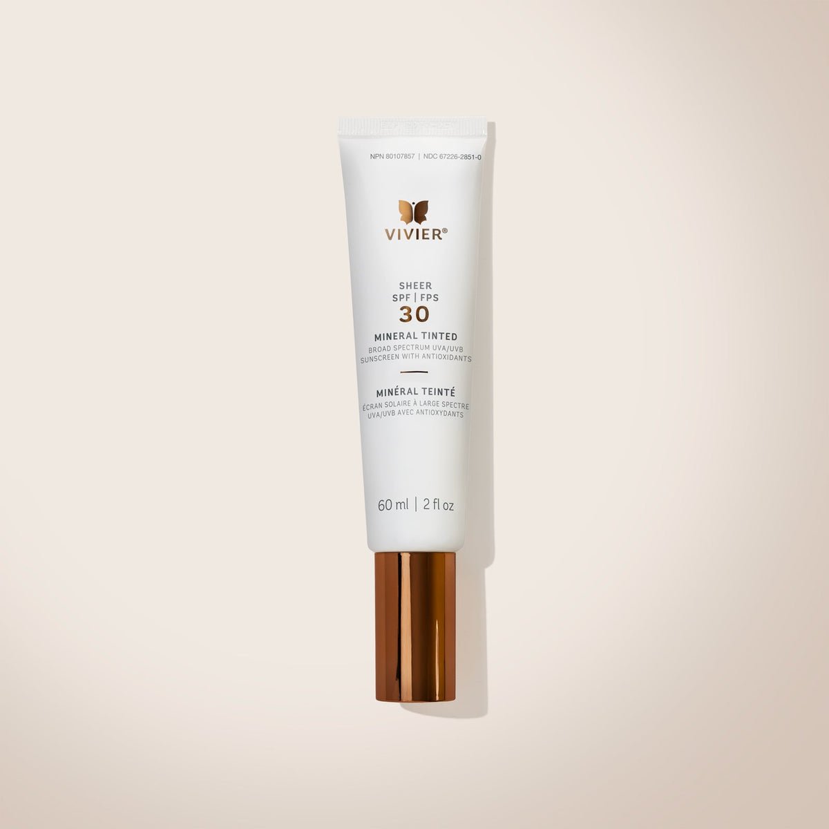 Vivier SHEER SPF 30 Mineral Tinted sunscreen