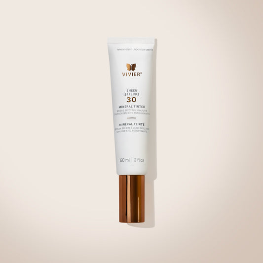 Vivier SHEER SPF 30 Mineral Tinted sunscreen