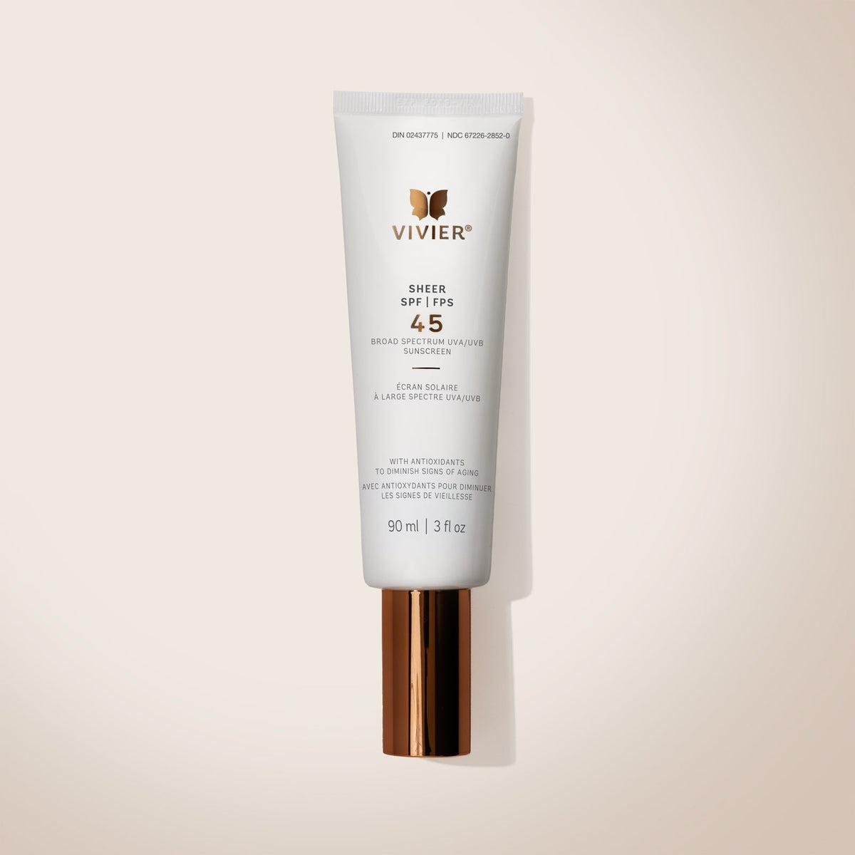 Vivier SHEER SPF 45 sunscreen
