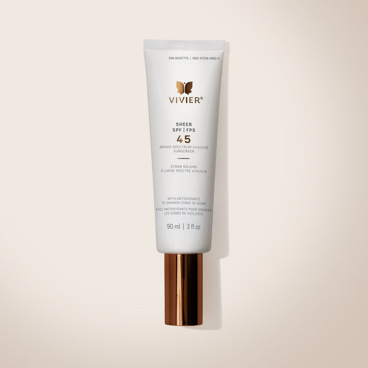 Vivier SHEER SPF 45 sunscreen